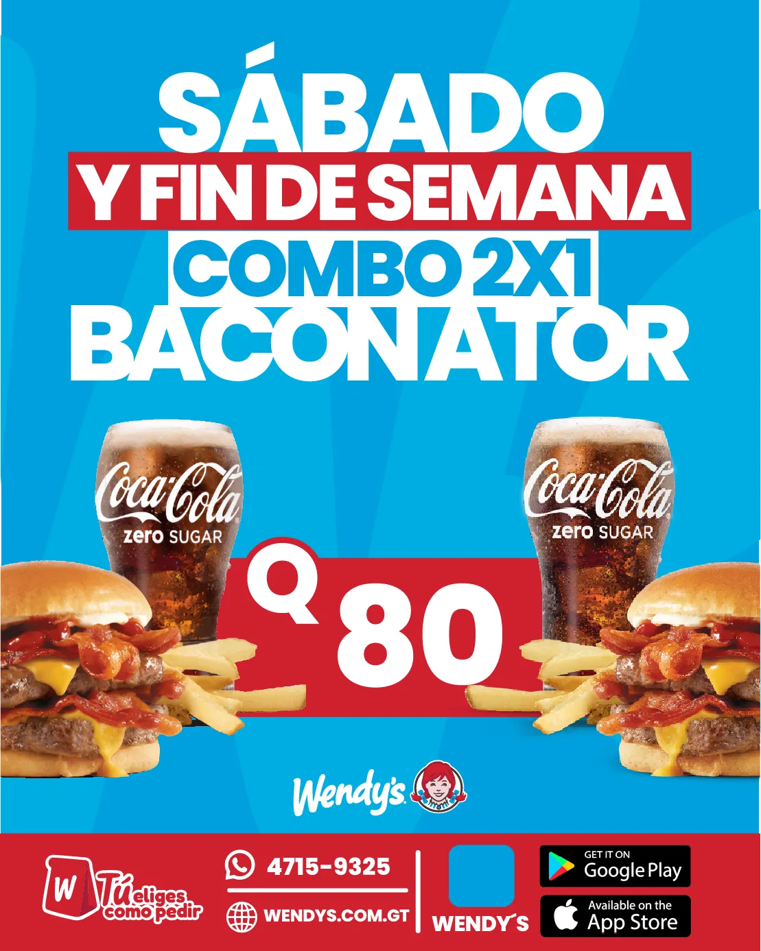 Wendy's campaign artwork